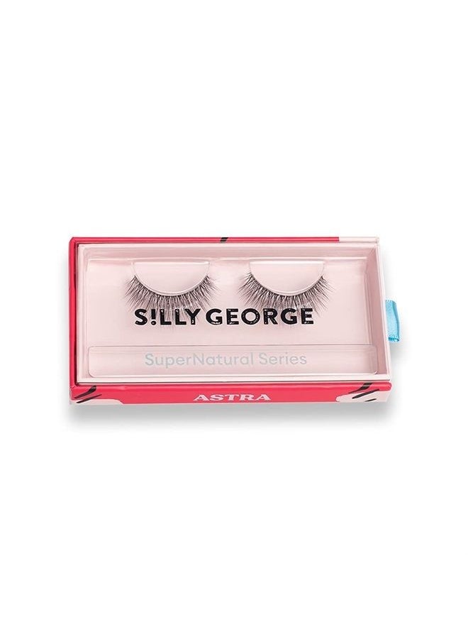 Silly George SuperNatural Lash | Clear and Flexible Band, Natural Look, Comfortable, Lightweight (Astra)  - Image 1