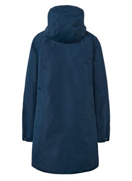 Tchibo Women 2 Piece Solid Raincoat With Quilted Vest, Navy  - Image 5