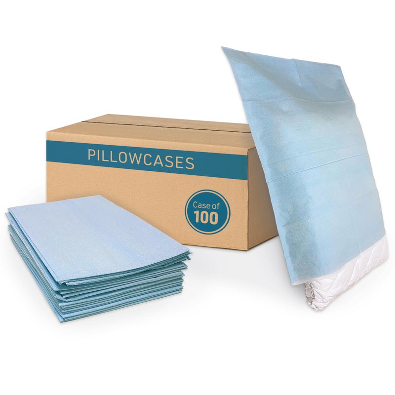 أغطية وسائد قابلة للتصرف من BodyMed - علبة 100 - 21 × 30 أزرق