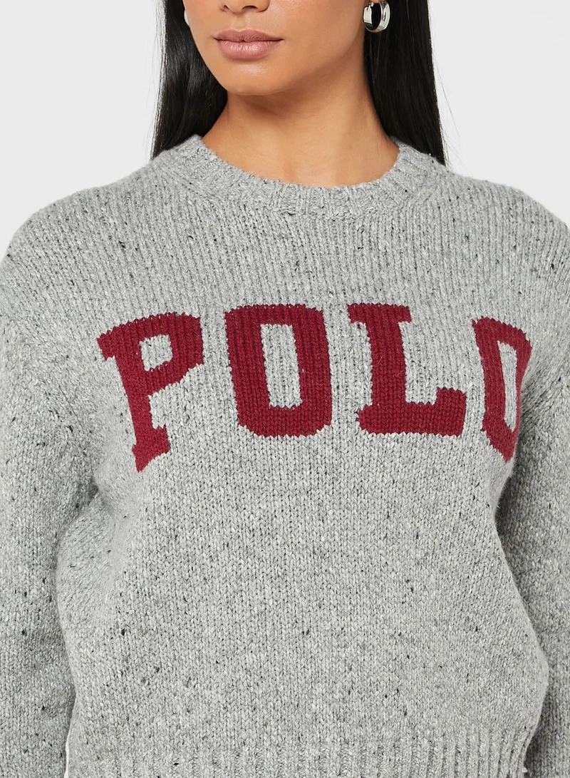 POLO RALPH LAUREN Round Neck Logo Sweater