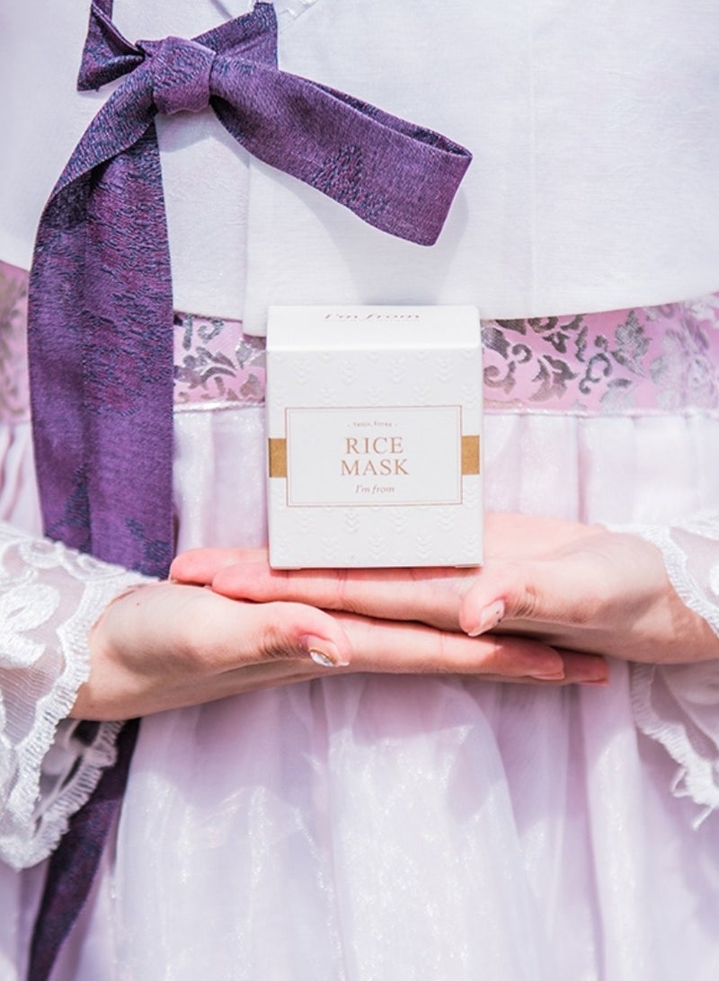 I'm from Rice Cream , 41% Rice Bran Essence with Ceramide, Glowing Look, Improves Moisture Skin Barrier, Nourishes Deeply, Soothing to Even Out Skin Tone, K Beauty - Image 4