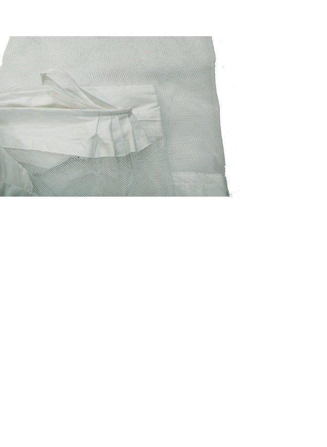 Ans Cotton Mix Mosquito net Pure Cotton Border on Top and Bottom Allergy Free (White, 6.5 X 10 ft Extra Large Size) - Image 5