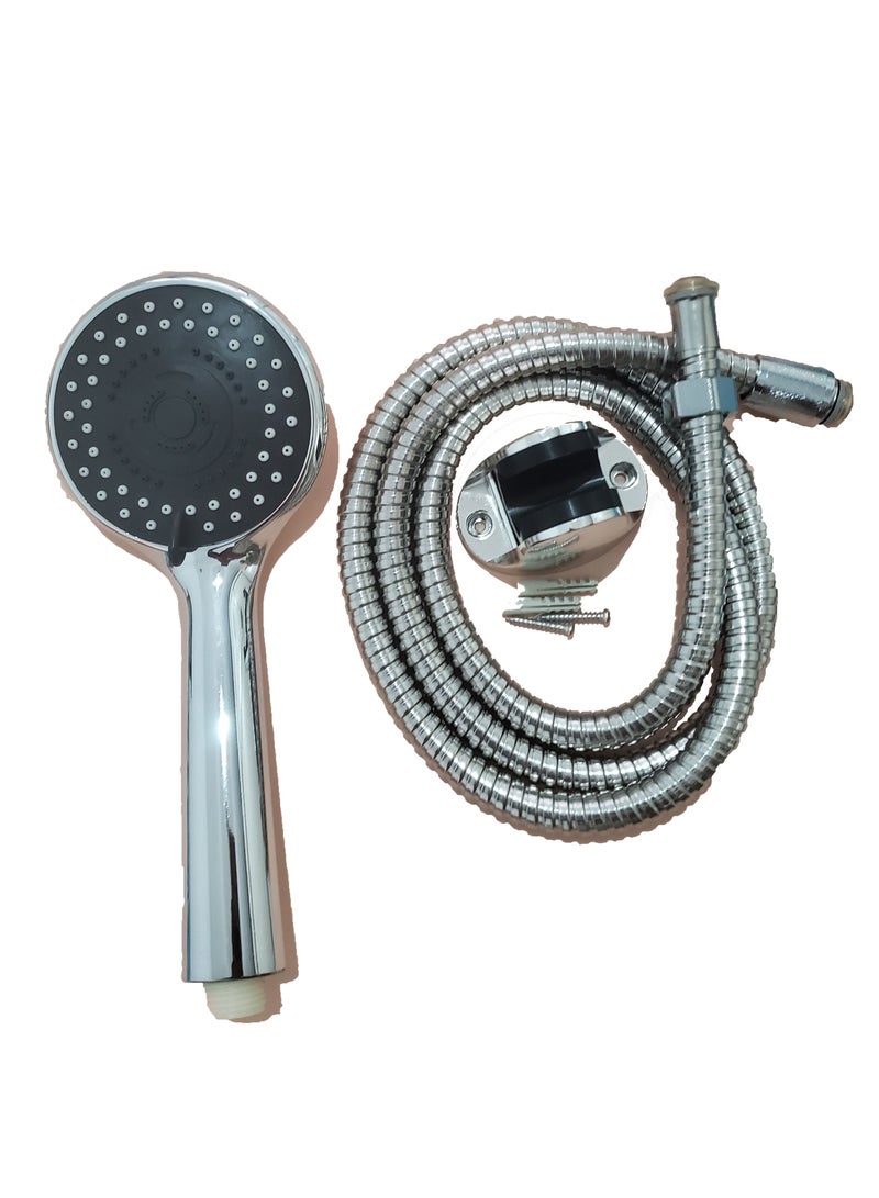 High Quality Shower Head With Hose Silver