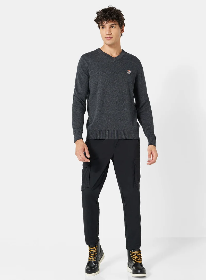 JACK & JONES Premium Logo Regular Fit Sweater