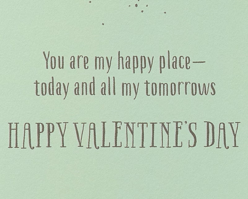 Papyrus Valentine's Day Card for Husband (You Are My Happy Place) - Image 3