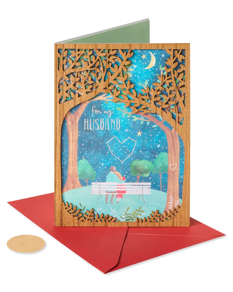 Papyrus Valentine's Day Card for Husband (You Are My Happy Place) - Image 4