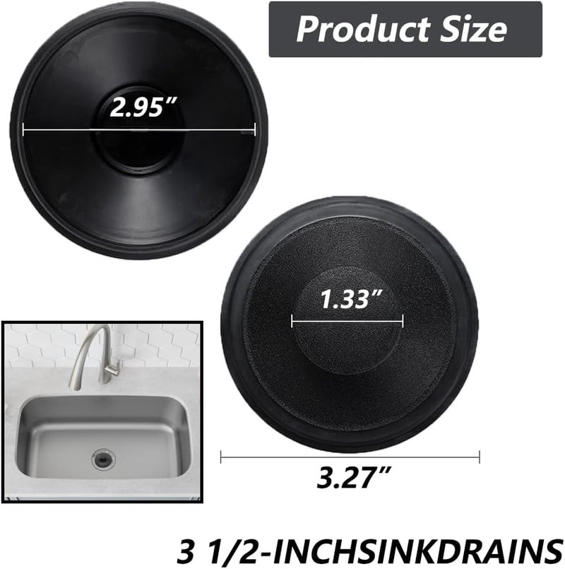Jayen Sink Stopper Exact Replacement for InSinkErator STP-PL/STPPL for Kitchen Drain Stopper and Garbage Disposal Plug, Compatible with Standard 3-1/2" Drains from Kohler, Waste King, Whirlpool, and More - Image 3