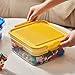 WMM Toys Storage Organizer Bins for Lego Building Blocks Storage with Building Baseplate Lid Storage Containers for Building Brick Storage Plastic Stackable Organizer Bin Toy Chest - Image 2