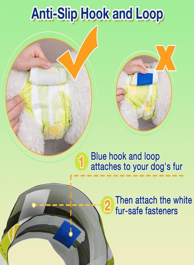 Dono Dog Diapers Male 60ct, Disposable Non-Slip Male Dog Wraps, Super Absorbent Puppy Diapers with Rapid-Dry Technology, Wetness Indicator, Leak-Proof Doggie Pampers, Large - Image 2