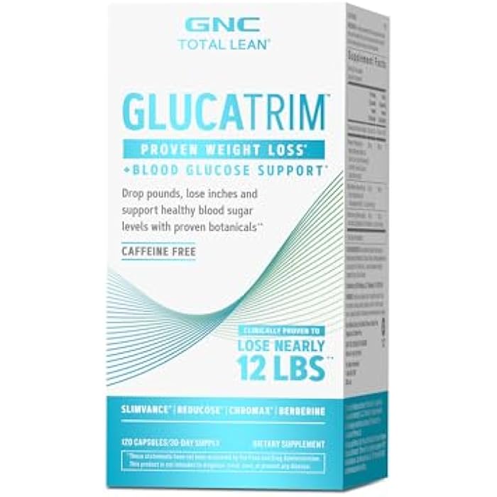 GNC Total Lean GlucaTrim - 120 Capsules - Image 1
