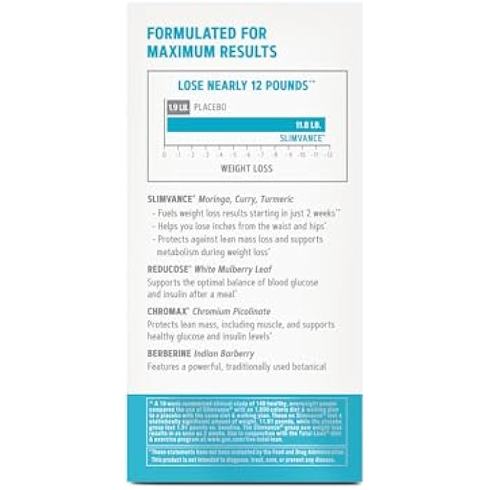 GNC Total Lean GlucaTrim - 120 Capsules - Image 3