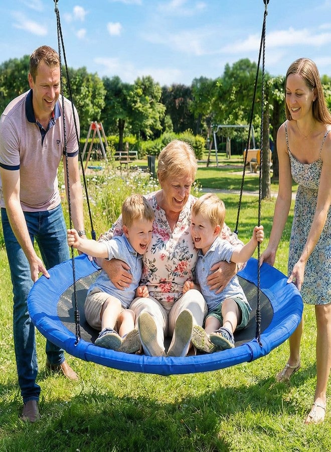 Trekassy 48 Inch Saucer Tree Swing, 700lbs Capacity Round Swing for Kids Adults Outdoor Backyard, 900D Oxford Waterproof with Adjustable Ropes - Image 2