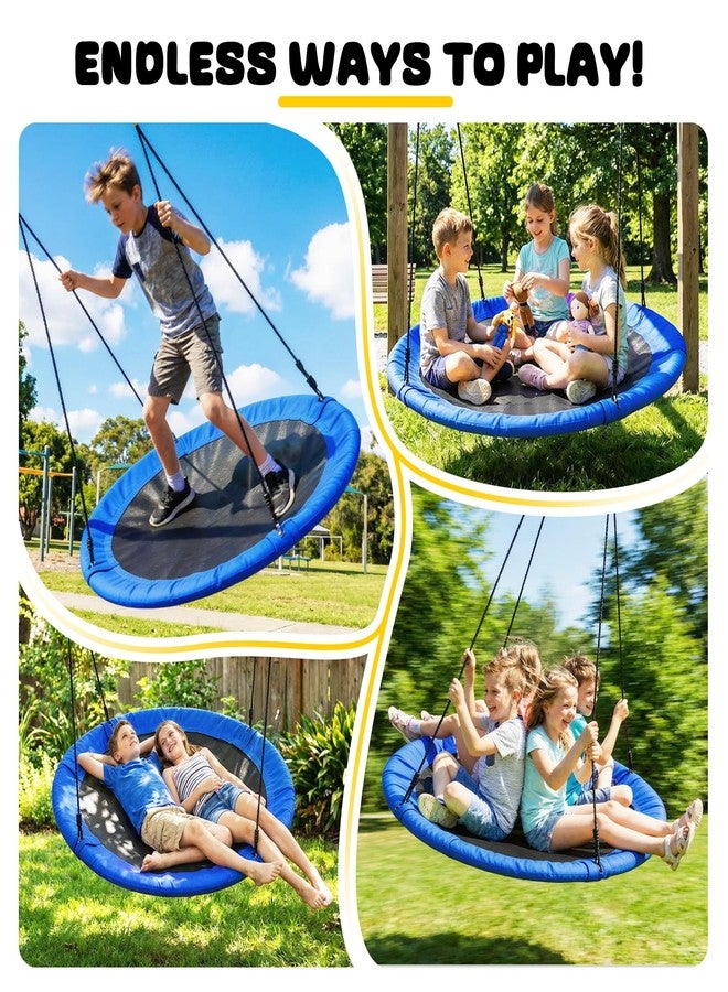 Trekassy 48 Inch Saucer Tree Swing, 700lbs Capacity Round Swing for Kids Adults Outdoor Backyard, 900D Oxford Waterproof with Adjustable Ropes - Image 5