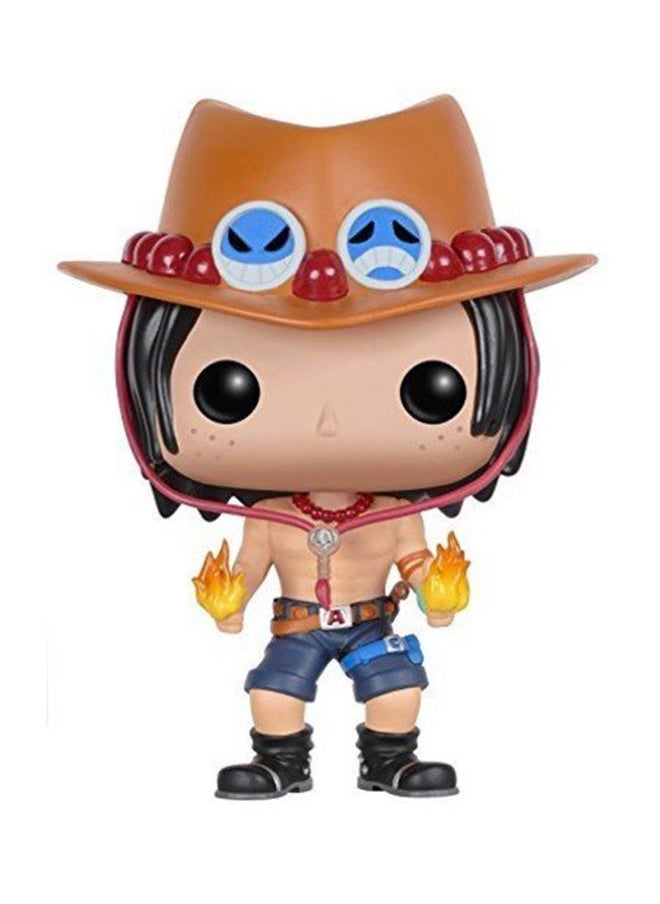 NIBEMINENT - POP! Animation One Piece - Portgas. D. Ace Bobblehead Collectible Toy 2.5x2.5x3.75cm - Image 1