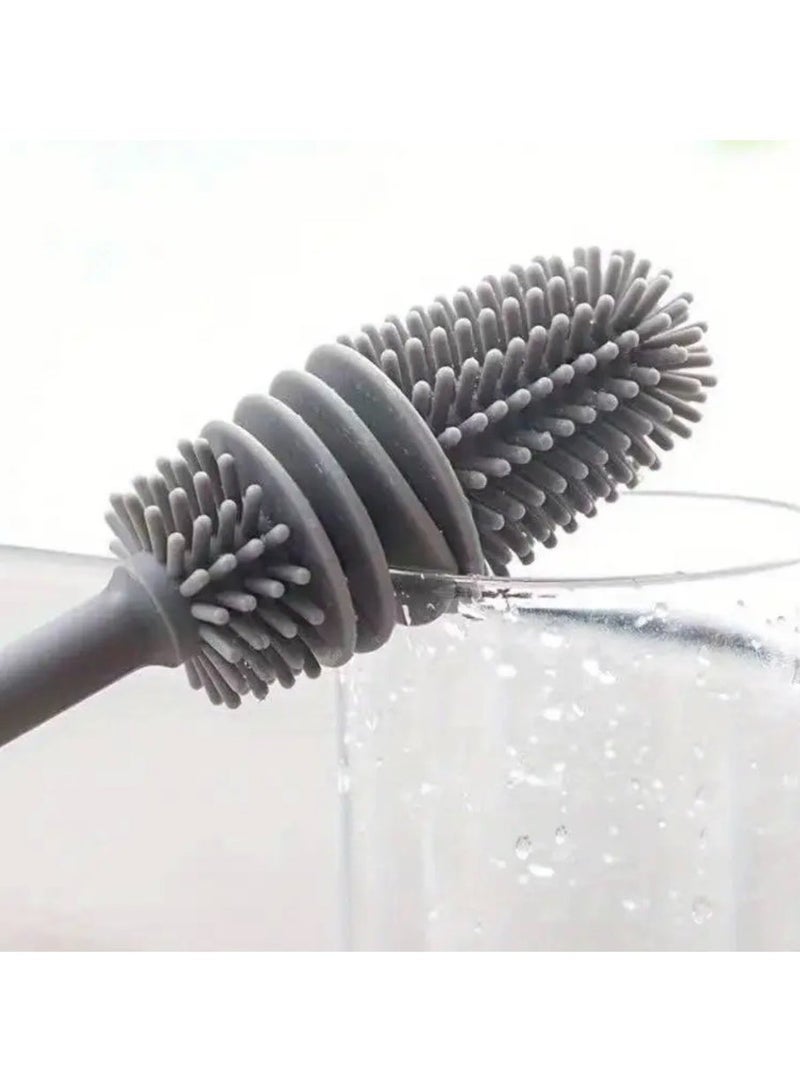 كلين ويف فرشاة تنظيف سيليكون بمقبض طويل – تنظيف عميق للأكواب والزجاجات والأماكن الضيقة | قابلة لإعادة الاستخدام للمطبخ والحمام والسيارة  ⸻  وصف المنتج  ودّع الأوساخ العالقة في الأماكن التي يصعب الوصول إليها. فرشاة فليكس كلين™️ السيليكون مصممة خصيصًا لتنظيف الأكواب، الزجاجات، والزوايا الضيقة بسهولة وفعالية.  مصنوعة من سيليكون عالي الجودة ومرن، تنظف بقوة دون خدش، ولا تحتفظ بالروائح أو البكتيريا، مما يجعلها خيارًا صحيًا وآمنًا للاستخدام اليومي في المطبخ، الحمام، وحتى السيارة.  ⸻  المميزات الرئيسية  ✔ مقبض طويل للوصول العميق – ينظف قاع الأكواب والزجاجات بسهولة ✔ شعيرات سيليكون ناعمة – قوية على الأوساخ ولطيفة على الأسطح ✔ نظيفة وصحية – لا تحتفظ بالبكتيريا أو الروائح ✔ قابلة لإعادة الاستخدام – صديقة للبيئة وتدوم طويلًا ✔ استخدامات متعددة – للمطبخ، الحمام، السيارة وغيرها ✔ سهلة التنظيف وسريعة الجفاف  ⸻  لماذا يفضلها العملاء؟  ✔ تنظف الأماكن التي يصعب الوصول إليها ✔ آمنة لجميع الأسطح ✔ فرشاة واحدة تغني عن عدة أدوات تنظيف  ✨ أداة واحدة. استخدامات متعددة. نظافة مثالية.  ⸻ - Image 2