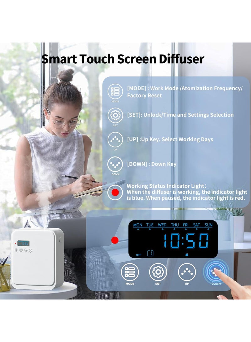 Joshberg Smart Scent Air Machine for Home,Waterless Essential Oil Diffuser with Cold Air Diffuser with App Control,Hotel,Spa, Office Collection Diffuser, Waterless Whole House,White - Image 3