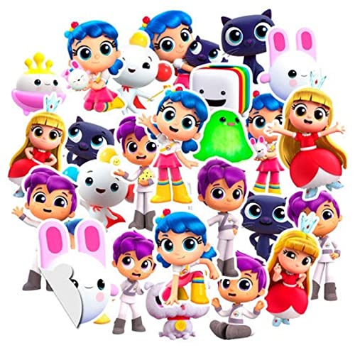 PC 25 Pcs Vinyl Stickers True Rainbow Party Decorations for Kids Birthday Laptop Water Bottle or Favor Bags - Image 1