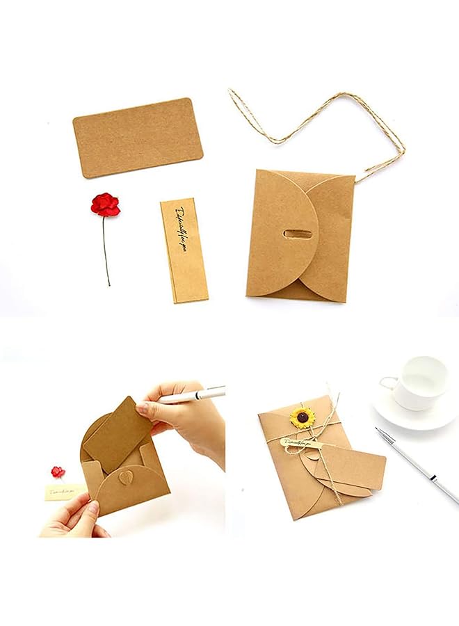 X spring Flower Thank You Card 12 Pack Wish Card For Wedding Birthday Festival Flower Pattern Handmade Invitation Greeting Card - Image 4