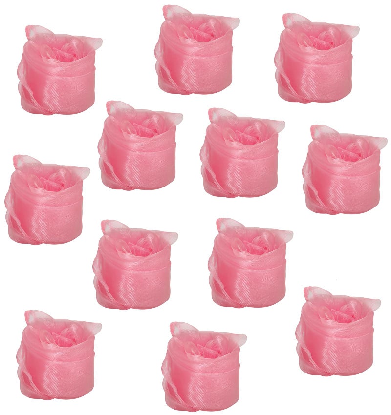 Lolakee Dance Scarves 12 Pcs Juggling Scarves for Kids Play Silk Scarve for Babies Toddlers Children Movement Learning Education Musical Accessories Colorful Scarfs Magic Tricks Performance Pink - Image 4