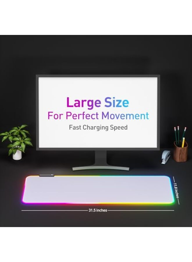 لوحة ماوس RGB بإضاءة LED، لوحة ماوس كبيرة، لوحة ماوس LED وكبيرة - Image 2