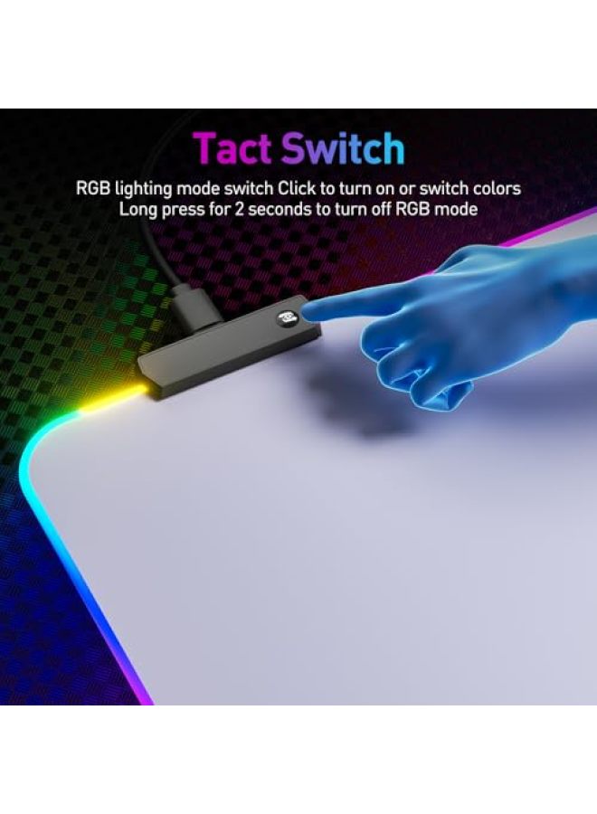 لوحة ماوس RGB بإضاءة LED، لوحة ماوس كبيرة، لوحة ماوس LED وكبيرة - Image 4