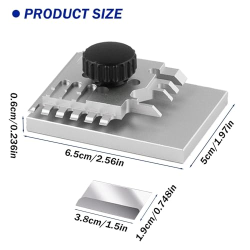 JOYABEST Photo Etch Bender for Model Tools – Metal Etching Sheet Bending Tool with 360° Adjustable Plate, DIY Hobby Accessory for Precise Z/U-Shaped Bends - Image 2