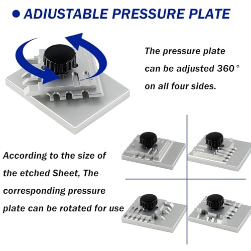 JOYABEST Photo Etch Bender for Model Tools – Metal Etching Sheet Bending Tool with 360° Adjustable Plate, DIY Hobby Accessory for Precise Z/U-Shaped Bends - Image 4