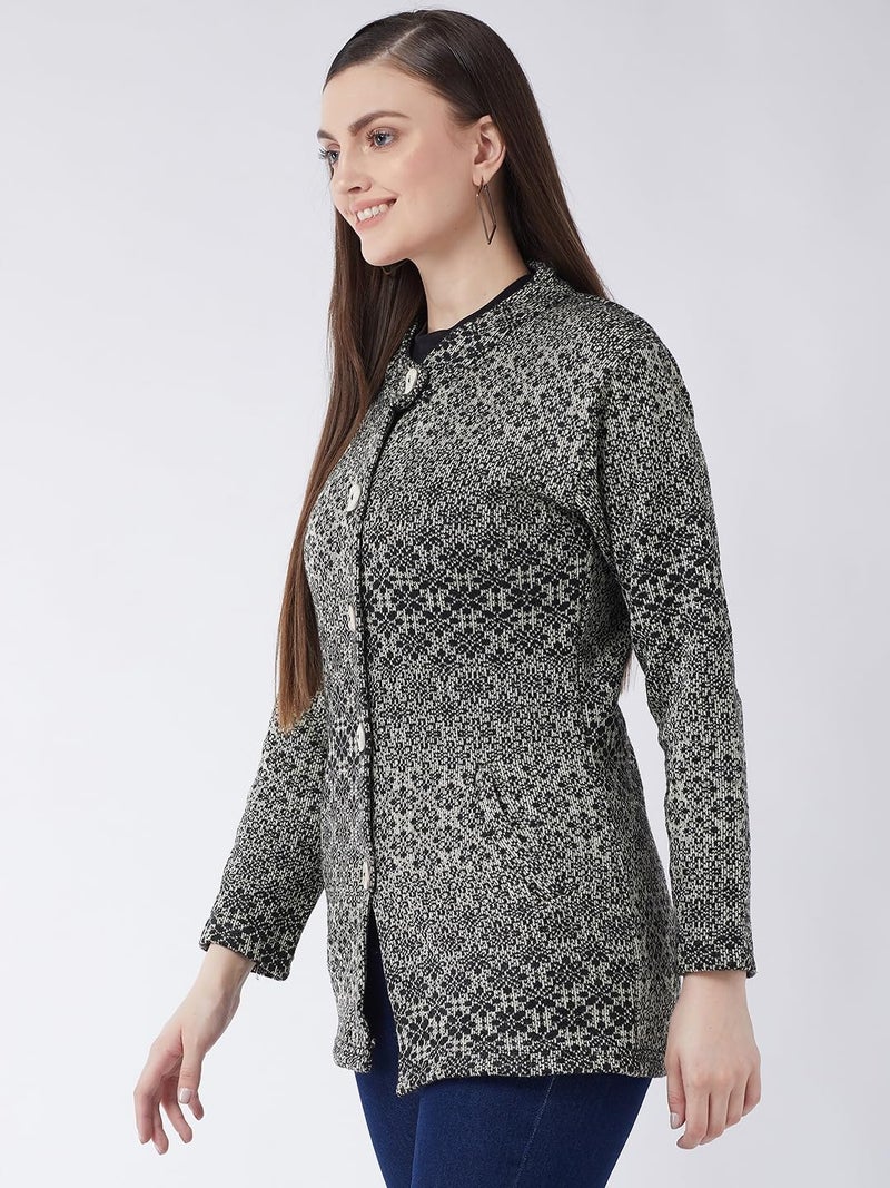 Pivl Women's Long Winter Acrylic Blend Sweater - Ultimate Warmth and Style_Camel_2XL||Winterwear|| - Image 4