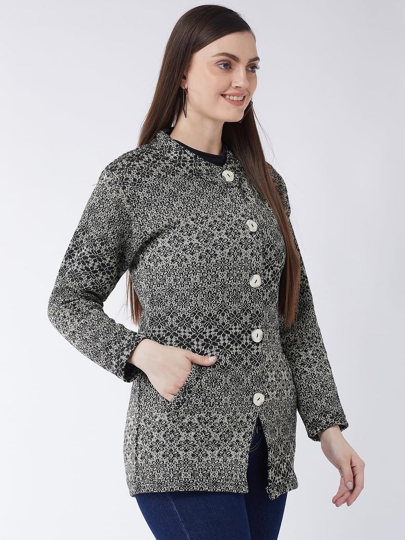 Pivl Women's Long Winter Acrylic Blend Sweater - Ultimate Warmth and Style_Camel_2XL||Winterwear|| - Image 5
