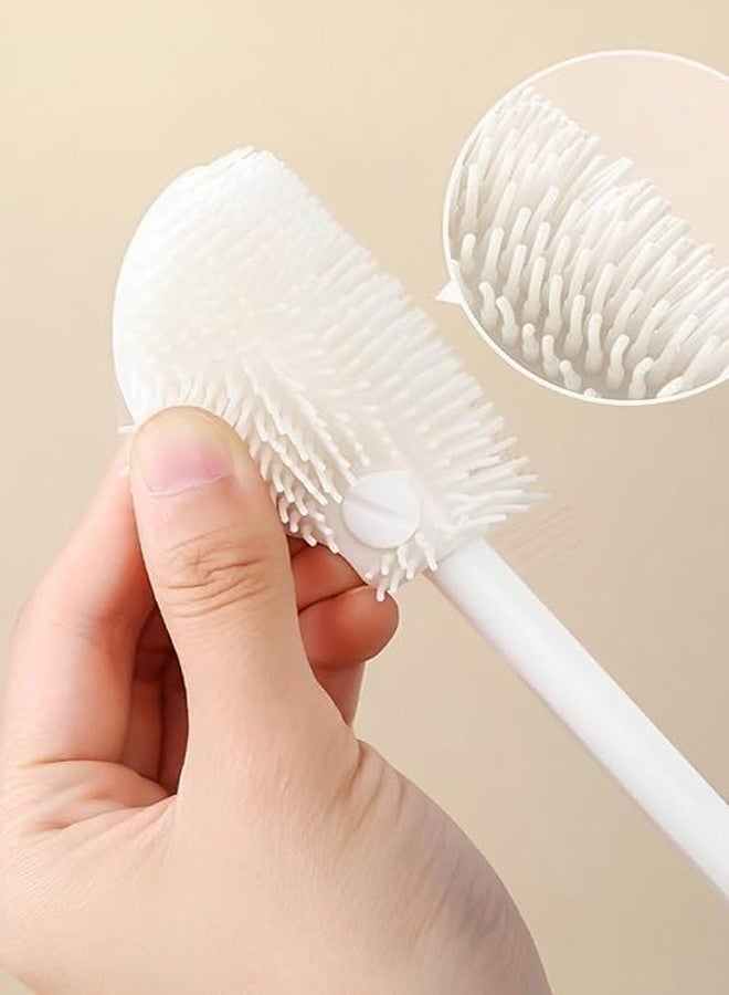 Trend wave Multifunctional Silicone Bottle Brush, Flexible and Durable Cleaning Brush for Bottles, Cups, and Kitchenware, Soft Bristles, Long Handle, and Non-Scratch Design Multicolor - Image 5