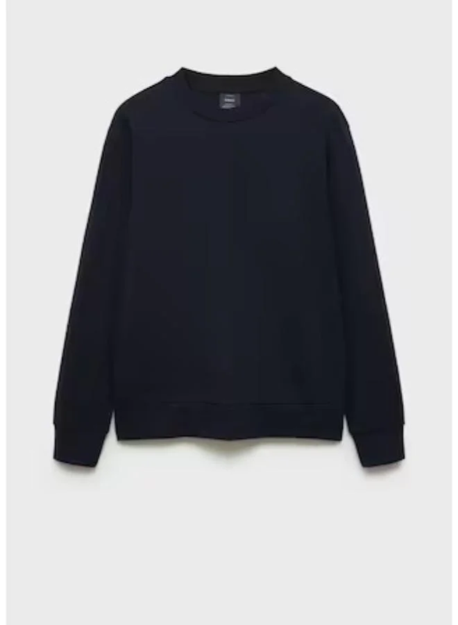 مانجو مان Regular-Fit Cotton Sweatshirt
