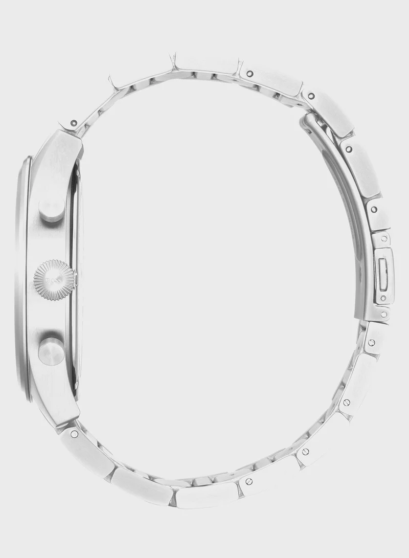 BOSS Round Steel Strap Analog Watch