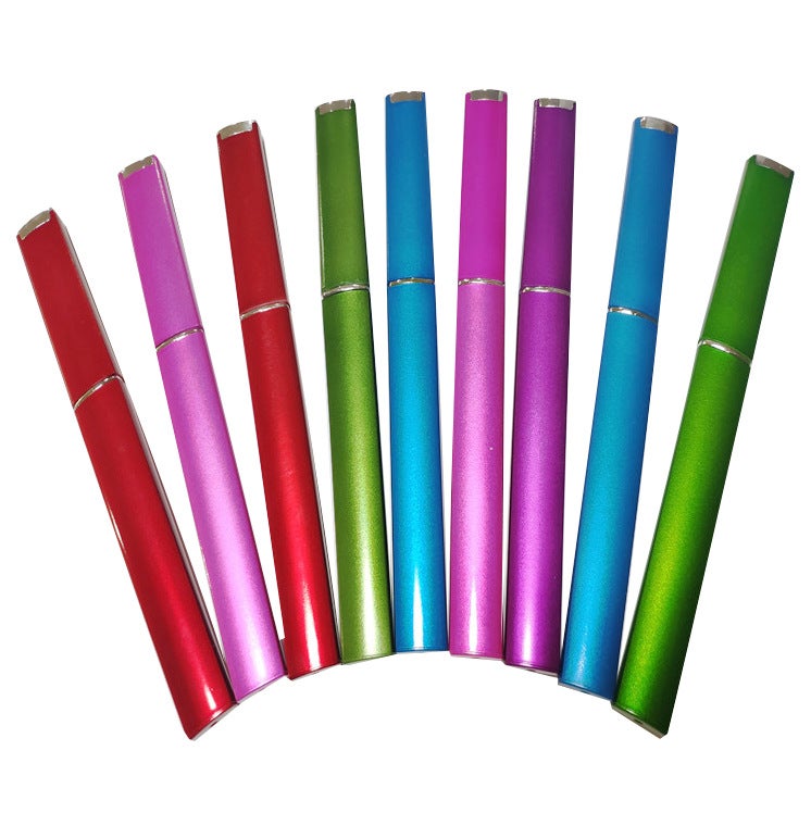 14Cm Two-Colorful Glass Nail File Colorfulful Tube Glass File Nail File Abs Tube - Image 3