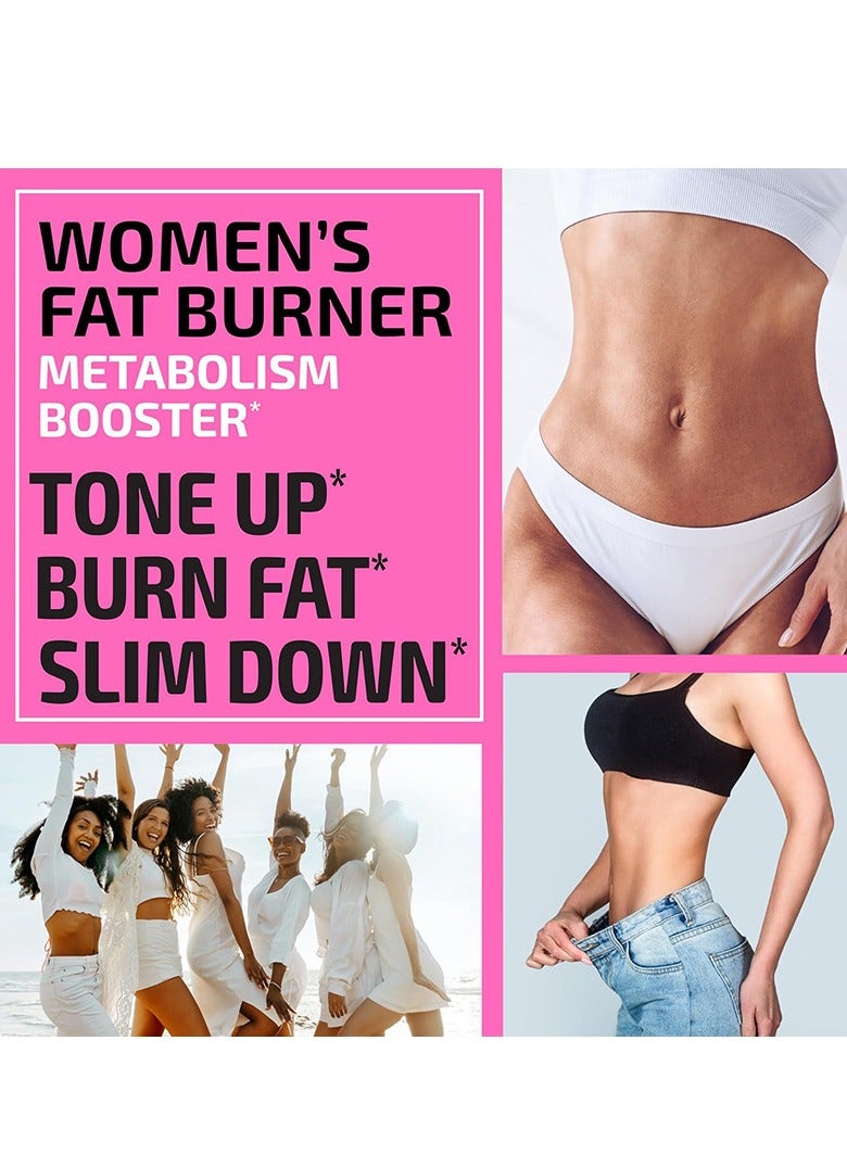 Womens Best Fat Burners For Women | Weight Loss Pills for Women Belly Fat | Raspberry Ketones | Appetite Suppressant & Metabolism Booster | Back Fat Reducer & Bloating Relief | Diet Pills for Fast Result 60 Ct. - Image 3