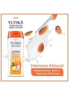Yutika Softtouch Nourishing Body Lotion For Long Lasting Moisture And Soothing Skin For Men And Women (Almond 300Ml)  - Image 5