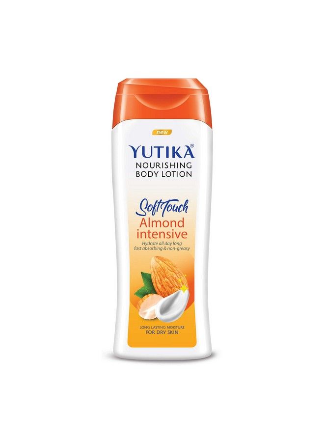 Yutika Softtouch Nourishing Body Lotion For Long Lasting Moisture And Soothing Skin For Men And Women (Almond 300Ml) - Image 2