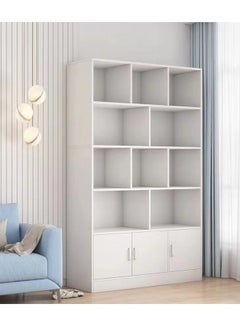 fashionhome Multipurpose Modern Multi-Tiers Bookshelf Large Storage Display Rack Vertical Freestanding Floor Bookcase for Living Room Home Office 100x24x178 cm  - Image 5