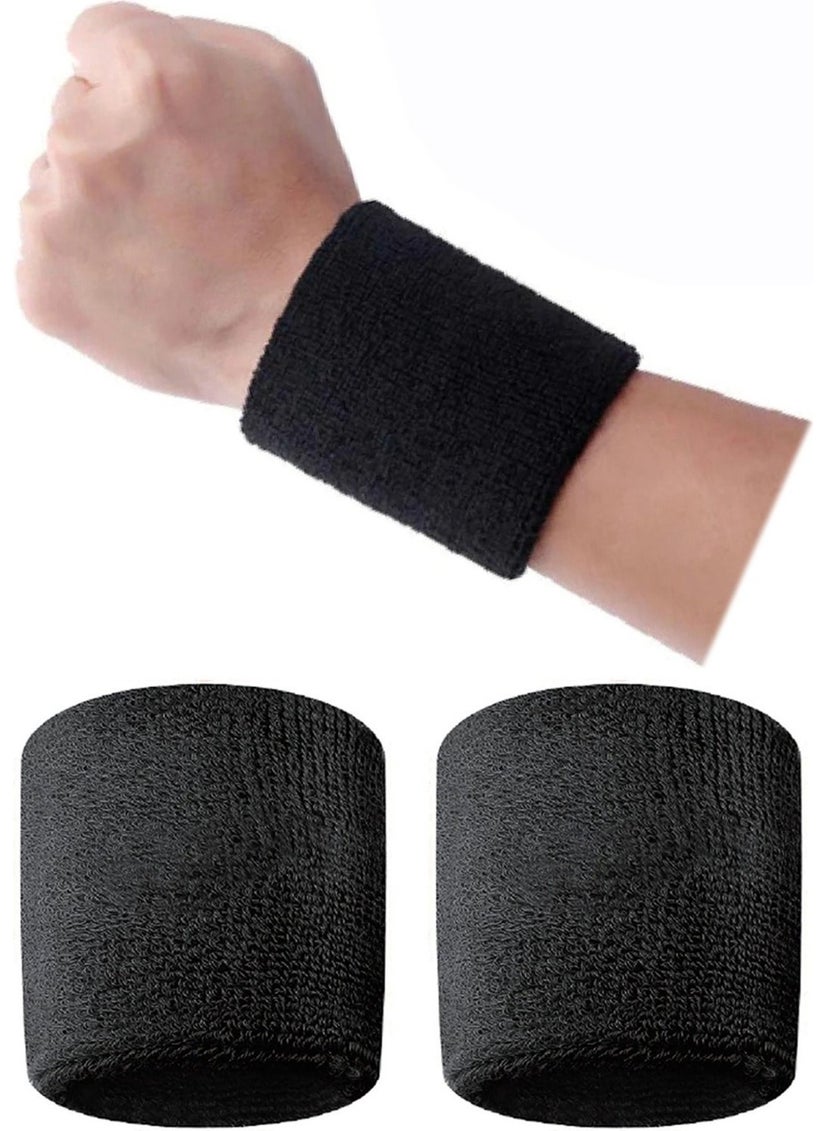CK Spor Ckspor 2 Pieces Athlete Towel Wristband Football Basketball Tennis Sweat Wristband Athlete Wristband Pair CKS400  - Image 2
