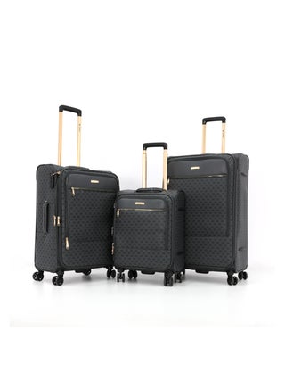 Travel Luggage Sets 3 Piece Soft Side Trolley, TSA Lock, Lightweight with 360° Double Wheels,Grey  (20"/24"/28") - pzsku/ZD76DA902FDBFE21713A3Z/45/_/1724578799/96fdaba4-8c22-4fba-8269-bb6d2bd18c92