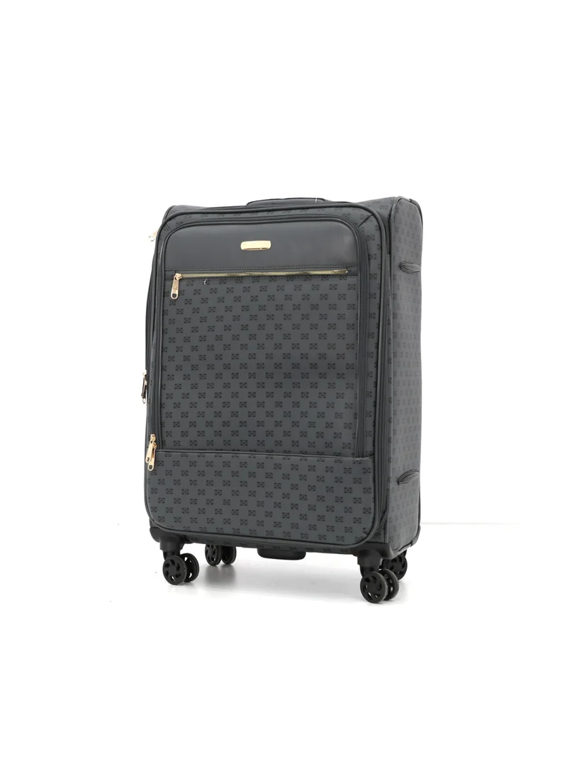 SONADA Travel Luggage Sets 3 Piece Soft Side Trolley, TSA Lock, Lightweight with 360° Double Wheels,Grey  (20"/24"/28")