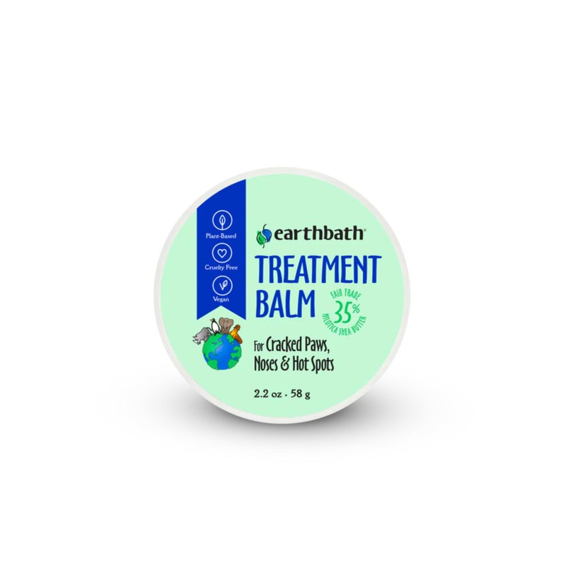 earthbath Treatment Balm Dog Balm for Paws and Nose Dry Cracked Nose and Paw Balm PlantBased CureltyFree Vegan Made with Nilotica Shea Butter for Dogs and Cats 22 Oz - Image 2