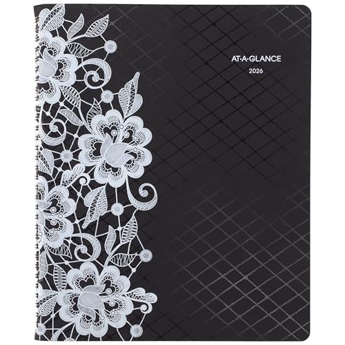 AT-A-GLANCE ATAGLANCE 2026 Appointment Book Planner Weekly Monthly 85 x 11 Large Hourly Lacey 54190526 - Image 1