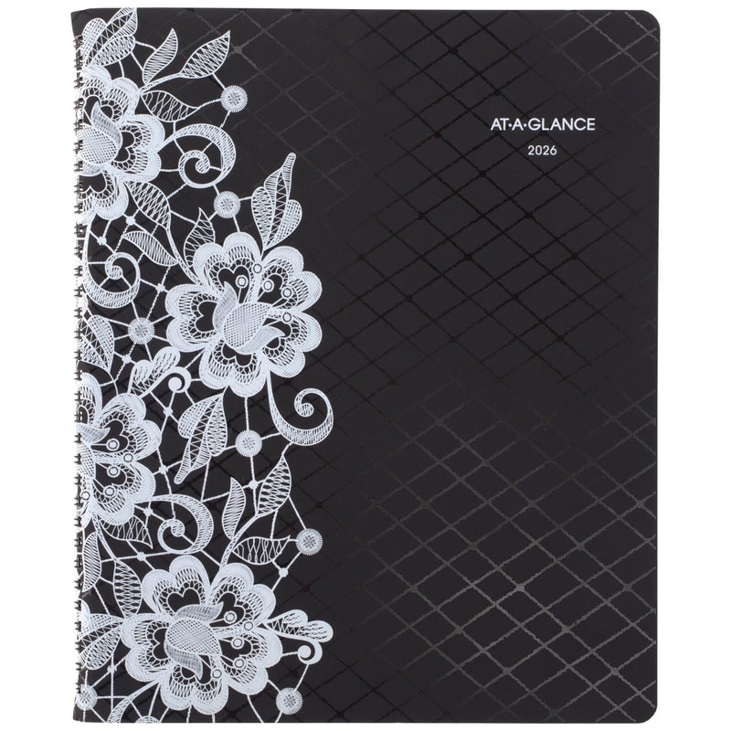 AT-A-GLANCE ATAGLANCE 2026 Appointment Book Planner Weekly Monthly 85 x 11 Large Hourly Lacey 54190526 - Image 2