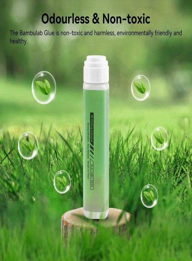 UniTak3D Compatible with Bambu Lab 3D Printer Adhesive Glue,Strong Grip Reduce Warping for Bambu lab A1/A1 Mini/P1/X1 3D Printer PLA/ABS/PETG/PC/PA/TPU Filament 60ML - Image 2