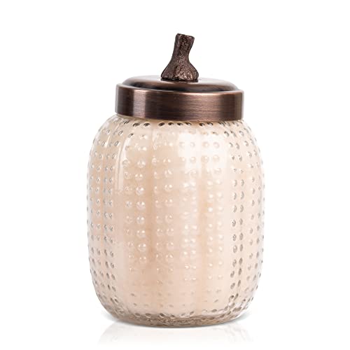 A Cheerful Giver A Cheerful Giver 26 oz Pumpkin Jar Scented Candle - Pumpkin Chata - Single Wick 130 Hour Burn Time - Fall Home Candle  - Image 1