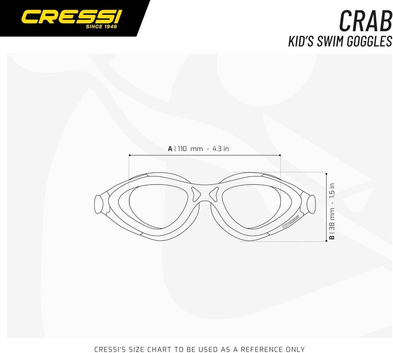 Cressi CRAB Swimming Goggles for Kids - Lilac - Image 3