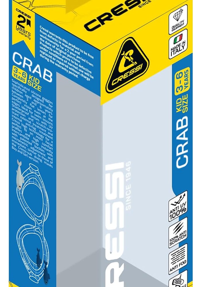 Cressi CRAB Swimming Goggles for Kids - Lilac - Image 4