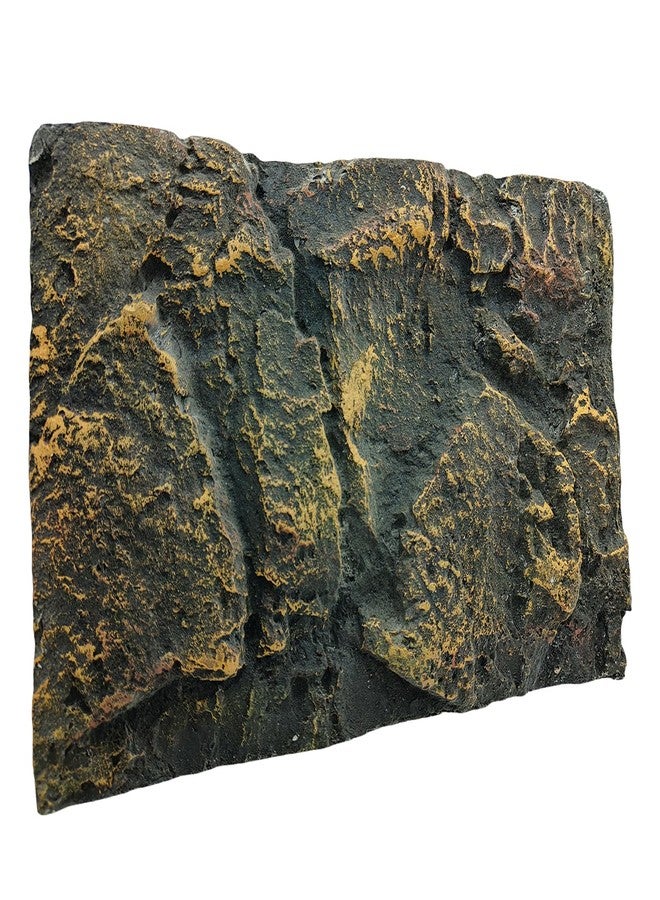 Hamiledyi 17×11.8'' Rock Terrarium Background 3D Reptile Tank Background Board Bearded Dragon Tank Backdrop Climbing Wall Habitat Decor for Lizard Geckos Iguana Snake Spider - Image 1