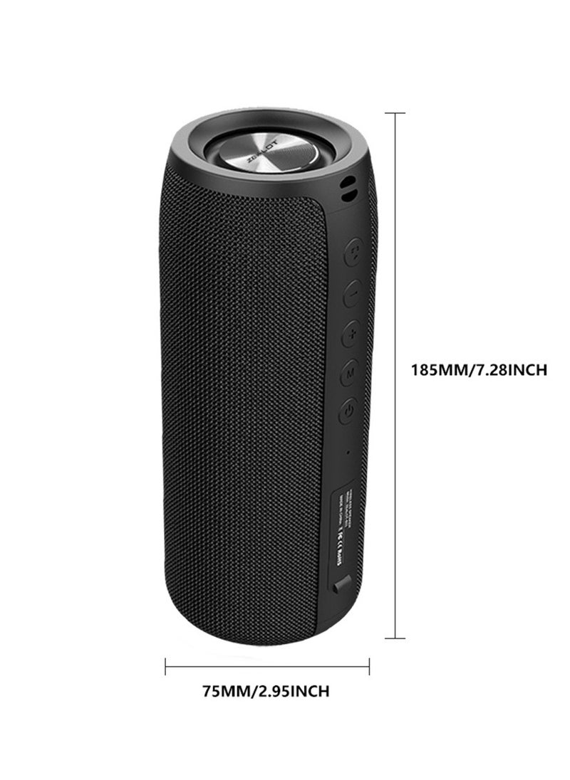 Zealot ZEALOT S51 20W Bluetooth Speaker, Dual Pairing Portable Outdoor Subwoofer Booming Bass Speaker For TV/ Tablet/ Phone/ PC, 3.5mm Audio Cable/ TF Card/ USB, 1800mAh Battery 10 Hours Playtime Loud Stereo  - Image 2