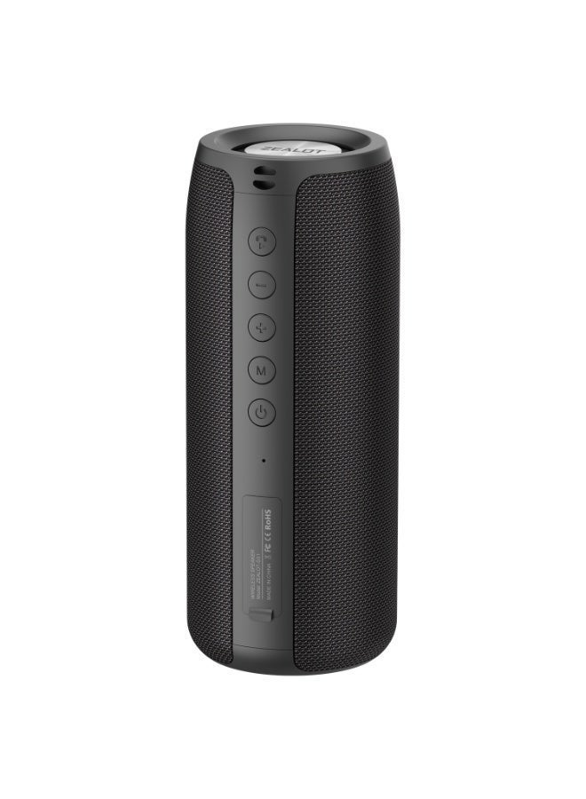 ZEALOT S51 40W Bluetooth Speaker Portable Outdoor Speaker TWS Stereo Pairing Deep Bass Subwoofer Up to 10H Playtime AUX TF Card USB Playback For TV Phone PC Tablet - Image 4
